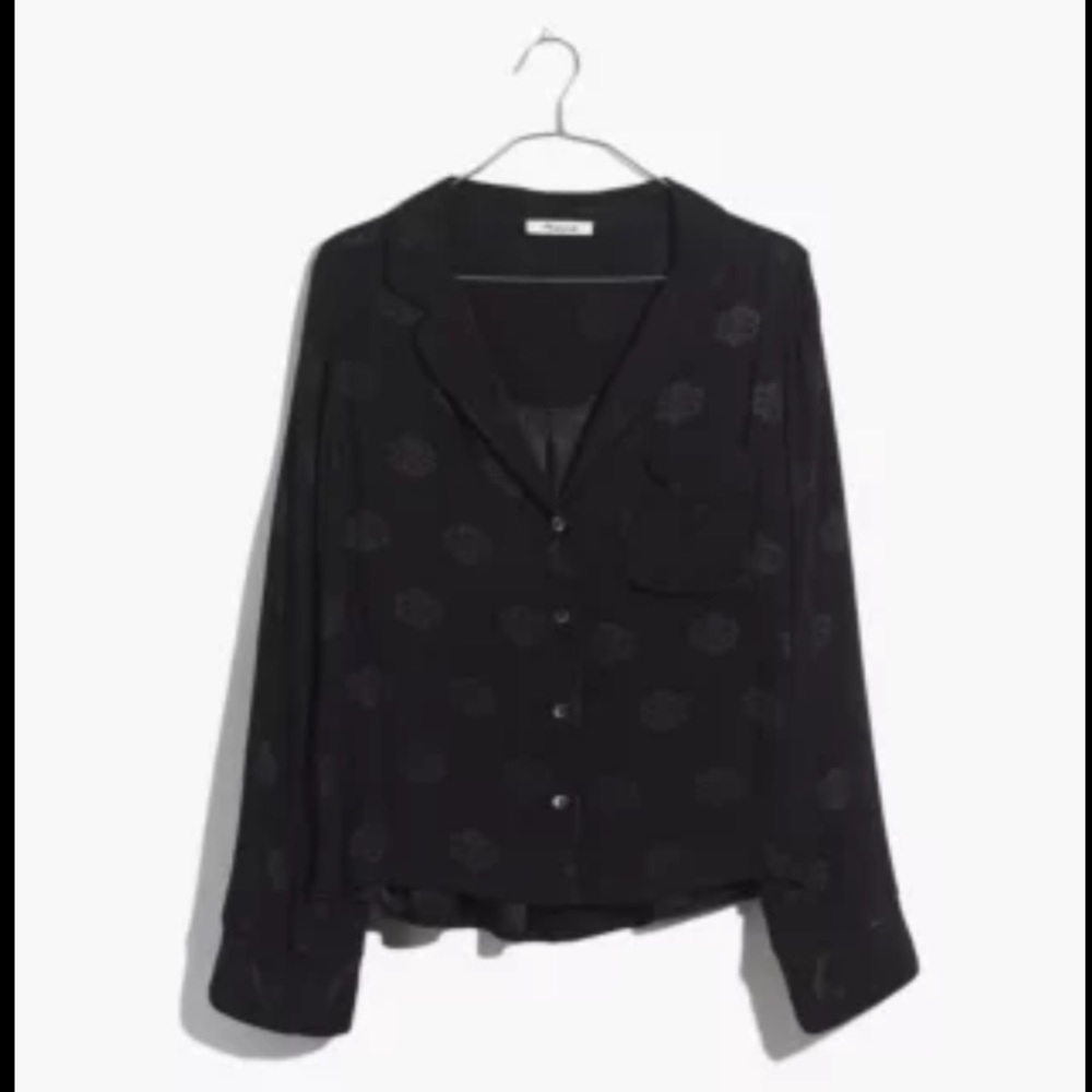 Madewell Floral Jacquard  Shirt